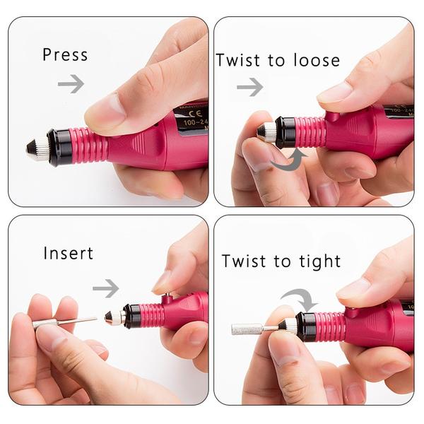 Ponceuse a Ongles Electrique Reglable 2 grande