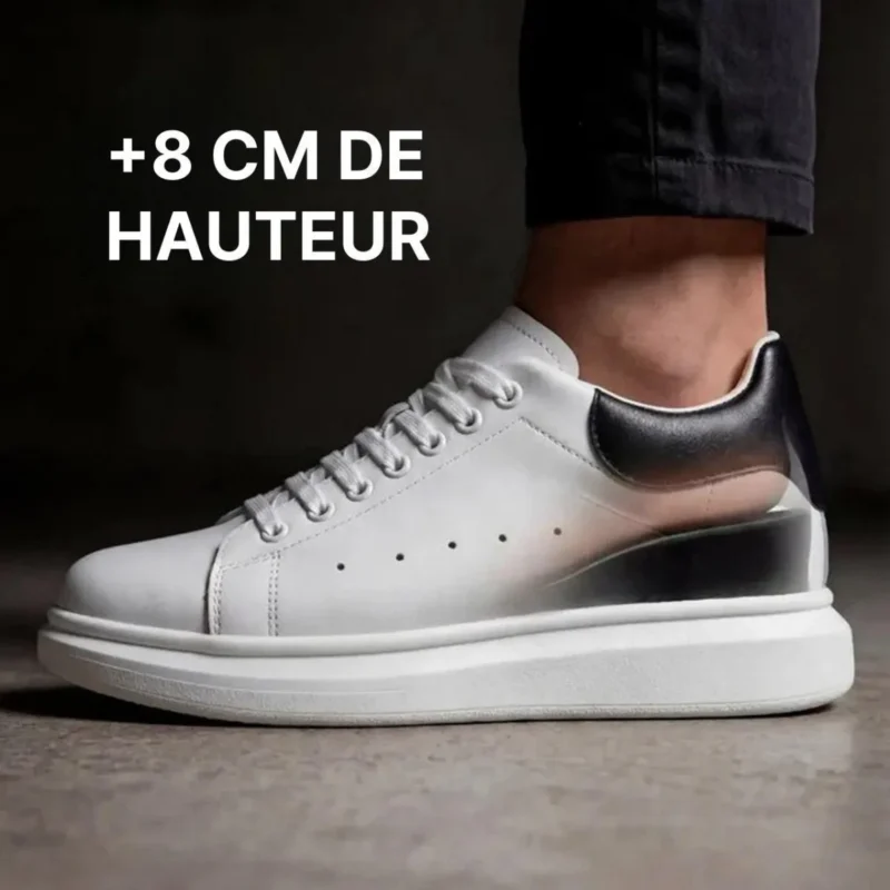 Chaussures rehaussantes homme offrant 8 cm de hauteur