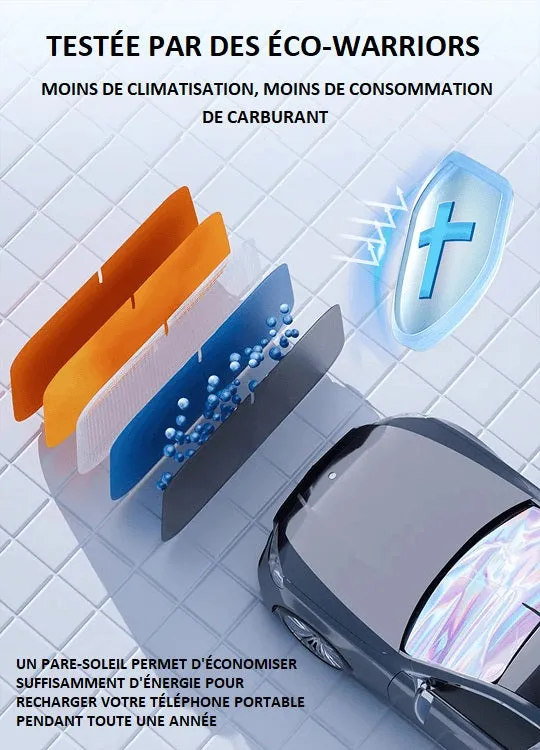 Moins de climatisation grâce au pare-soleil