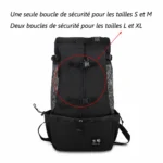 Sac à dos de transport pour animaux de compagnie — informations produit en français