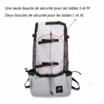 Sac à dos de transport pour animaux de compagnie — informations produit en français