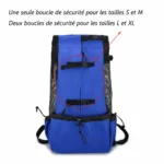 Sac à dos de transport pour animaux de compagnie — informations produit en français