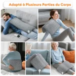 Coussin chauffant électrique 60x30CM avec 9 niveaux de tempé — informations produit en français Coussin chauffant électrique 60x30CM avec 9 niveaux de tempé — informations produit en français