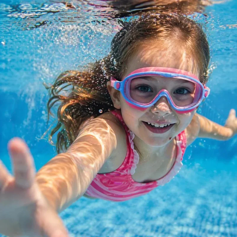 Lunettes De Natation Enfant Avec Verre Anti-Buée — gallery