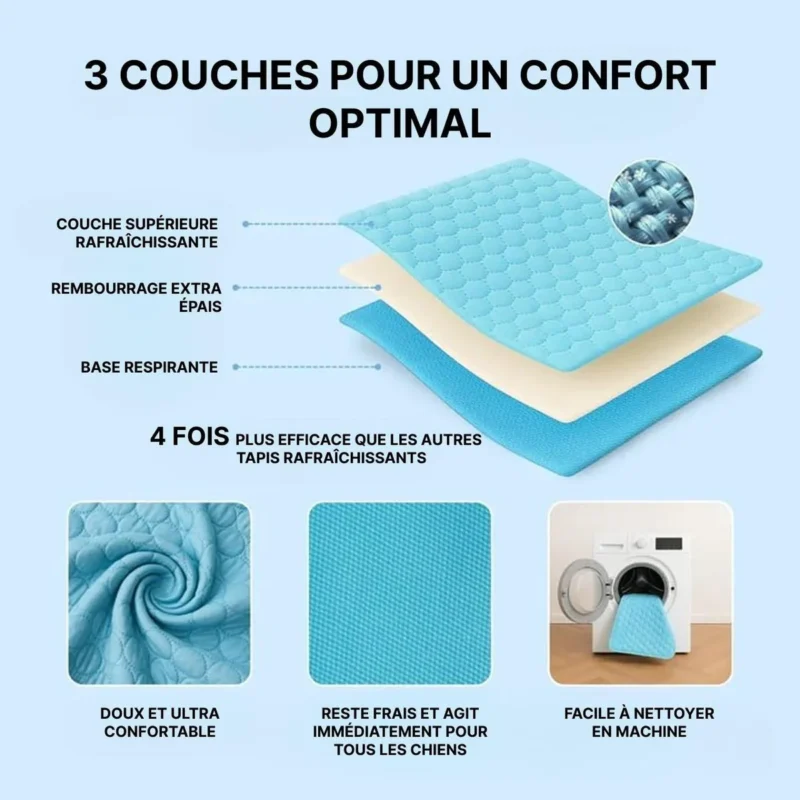 Tapis rafraîchissant pour chien, vue produit 10