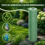 Tapis de semences à gazon - vue 02 Tapis de semences à gazon, vue produit 02