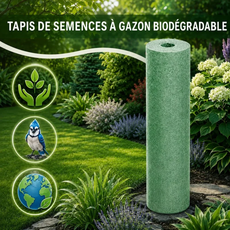 Tapis de semences à gazon, vue produit 02