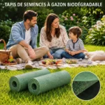 Tapis de semences à gazon - vue 09 Tapis de semences à gazon, vue produit 09