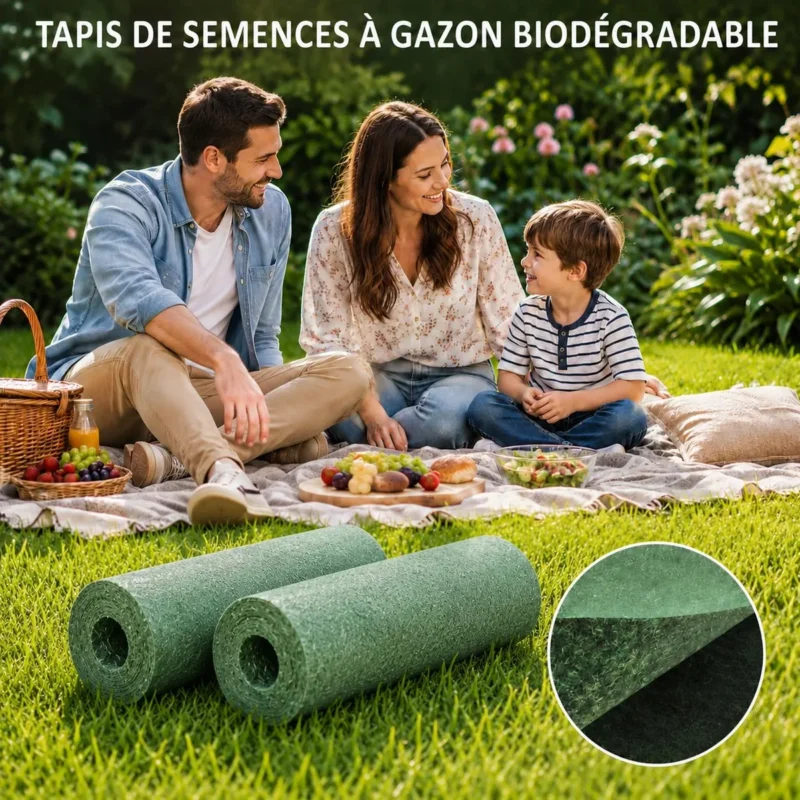 Tapis de semences à gazon, vue produit 09