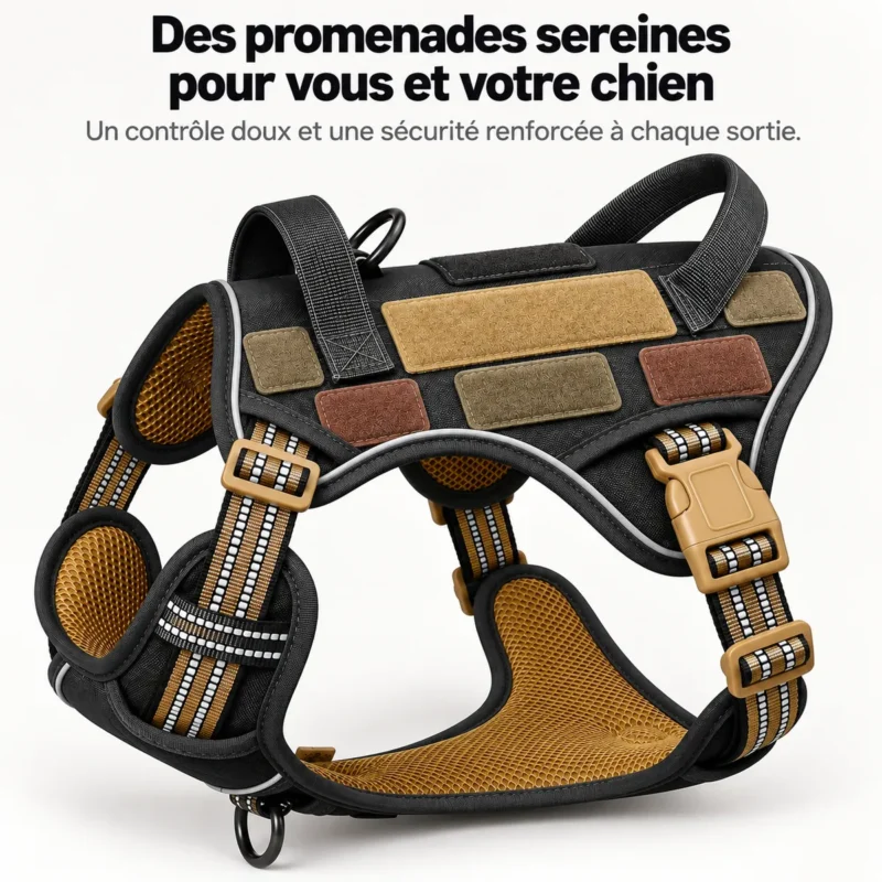 Harnais tactique pour chien — informations produit en français