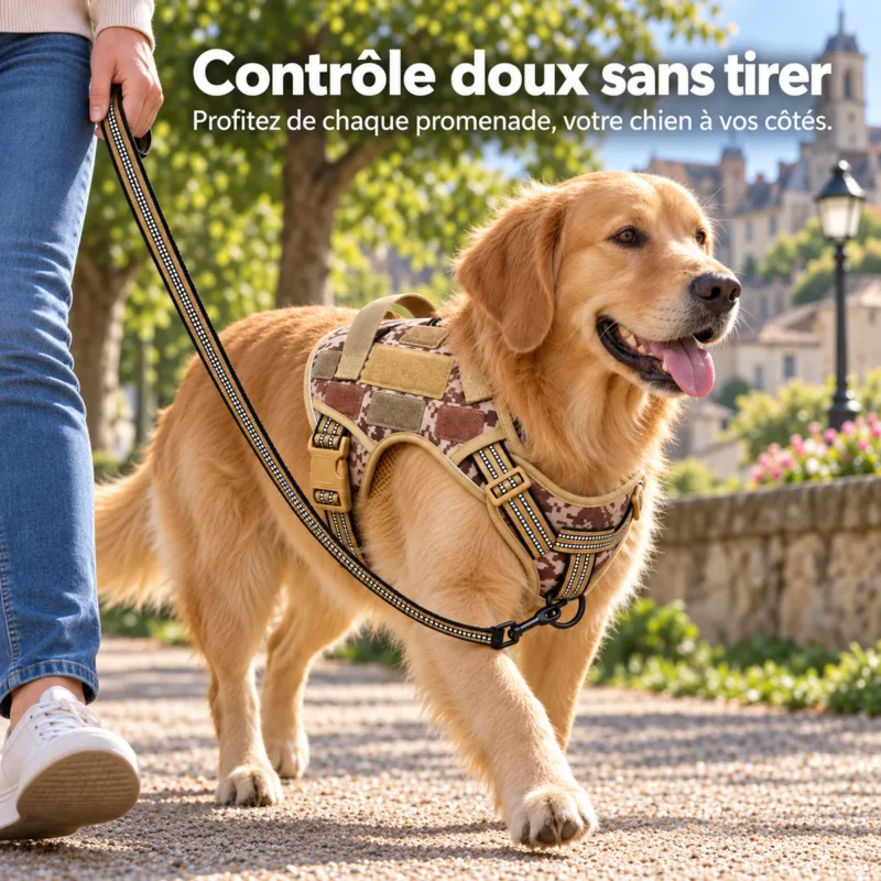 Harnais tactique pour chien — informations produit en français