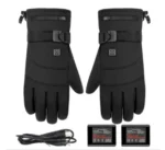 Gants chauffants d'hiver pour hommes et femmes — vu de près