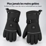 Gants chauffants d'hiver pour hommes et femmes — informations produit en français