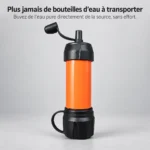 Purificateur d'eau portable d'urgence pour la randonnée - Su — informations produit en français Purificateur d'eau portable d'urgence pour la randonnée - Su — informations produit en français