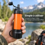 Purificateur d'eau portable d'urgence pour la randonnée - Su — informations produit en français Purificateur d'eau portable d'urgence pour la randonnée - Su — informations produit en français