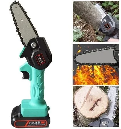 mini scie a chaine electrique rechargeable desc 4