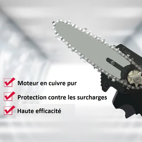 mini scie a chaine electrique rechargeable desc 6