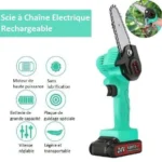 Mini Scie à Chaîne Electrique Rechargeable — gallery